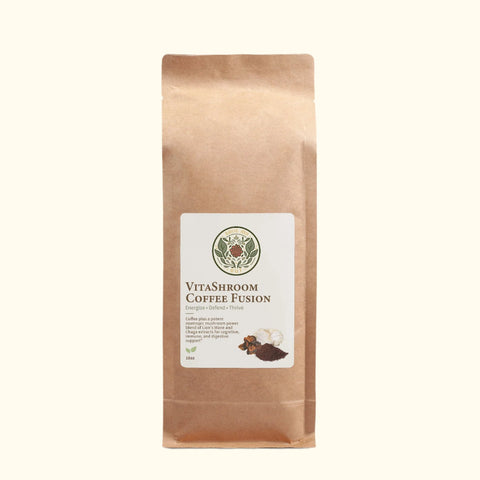 Organic VitaShroom Coffee Fusion - Nootropic Mushroom PowerBlend 16oz